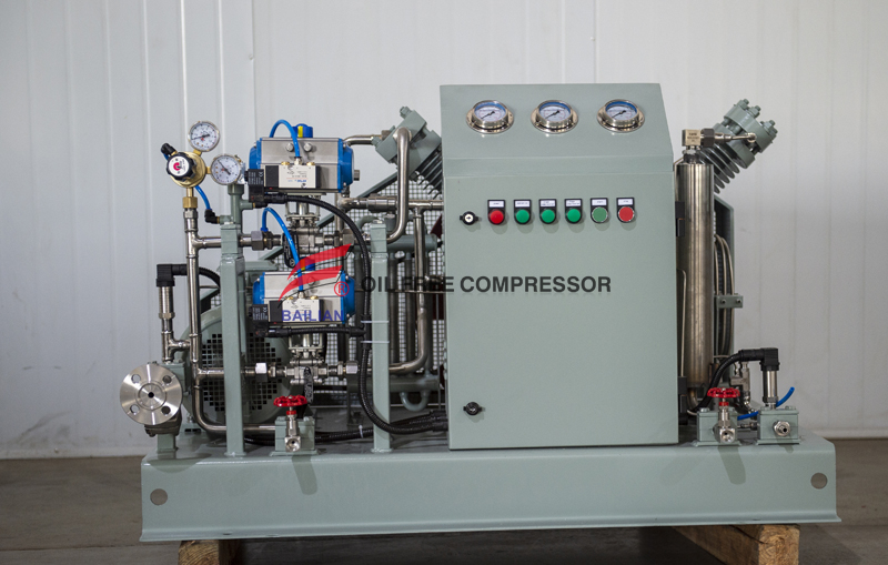 compresseur de surpression humide industriel de CO2 à deux étages pour l'extraction supercritique