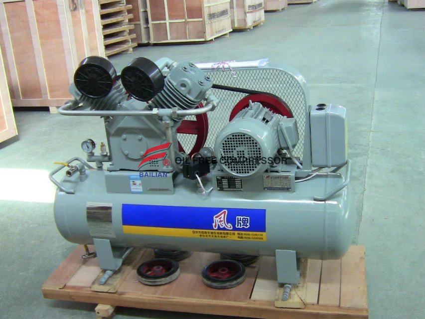 compresseur d'air de type piston industriel sans huile à usage industriel