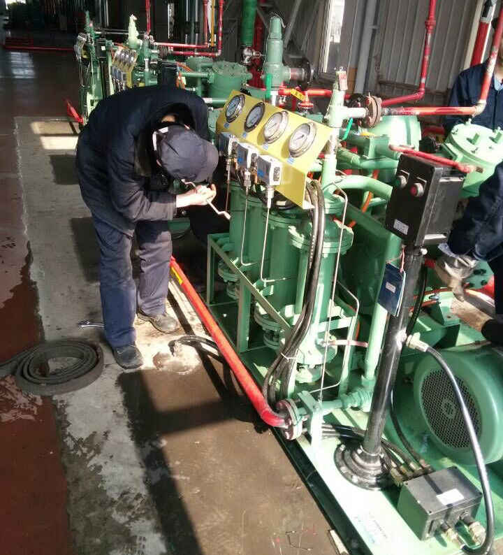 Site d'utilisation du compresseur d'hydrog&egrave;ne sans huile Bailian (2)